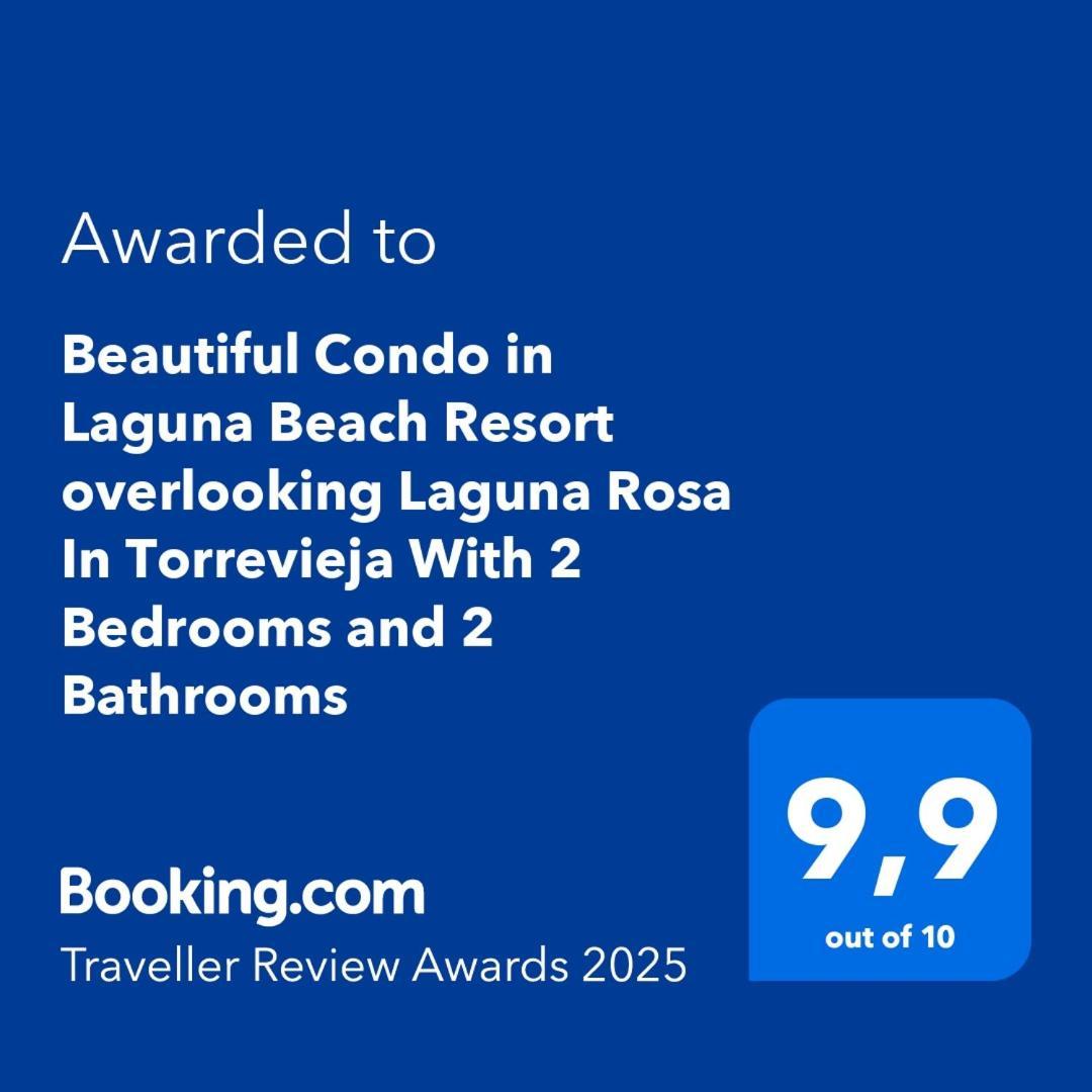 Beautiful Condo In Laguna Beach Resort Overlooking Laguna Rosa In Torrevieja With 2 Bedrooms And 2 Bathrooms Eksteriør billede